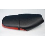 SEDLO CELÉ - ČERNO/ČERVENÉ  - JAWA 300 CL + MODEL 42 - (RETRO KOŽENKA)